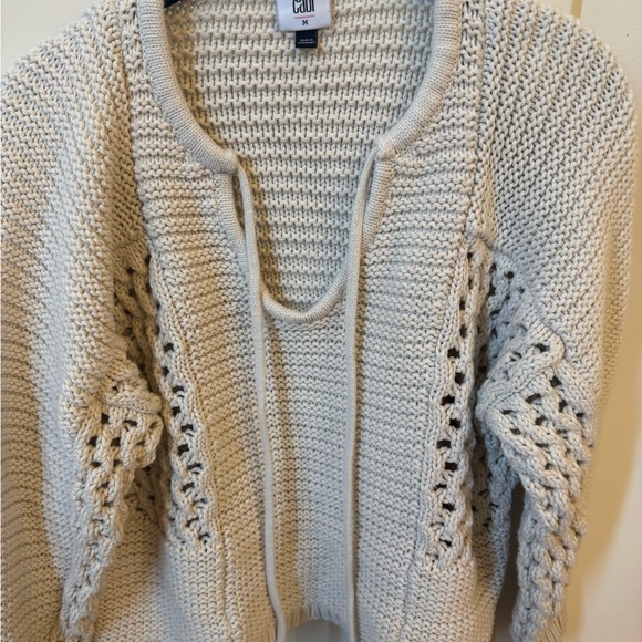 CAbi Sweaters - CAbi Cream V-Neck Sweater
